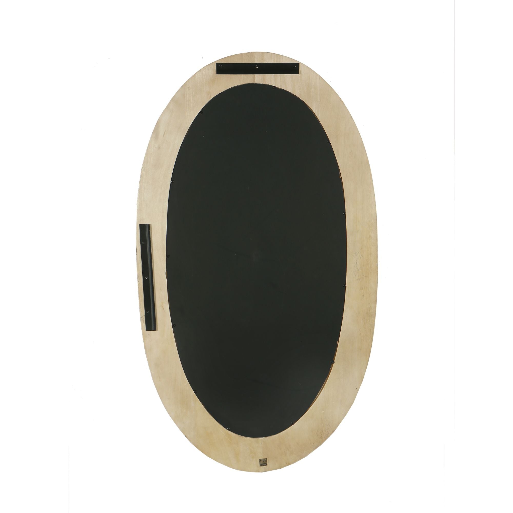 Noam Natural Mango Wood Oval Mirror 68x8x120cm PTMD - Spiegel - PTMD - livinglovely.nl