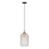 Nore hanglamp large van PTMD, transparante hanglamp van bewerkt glas