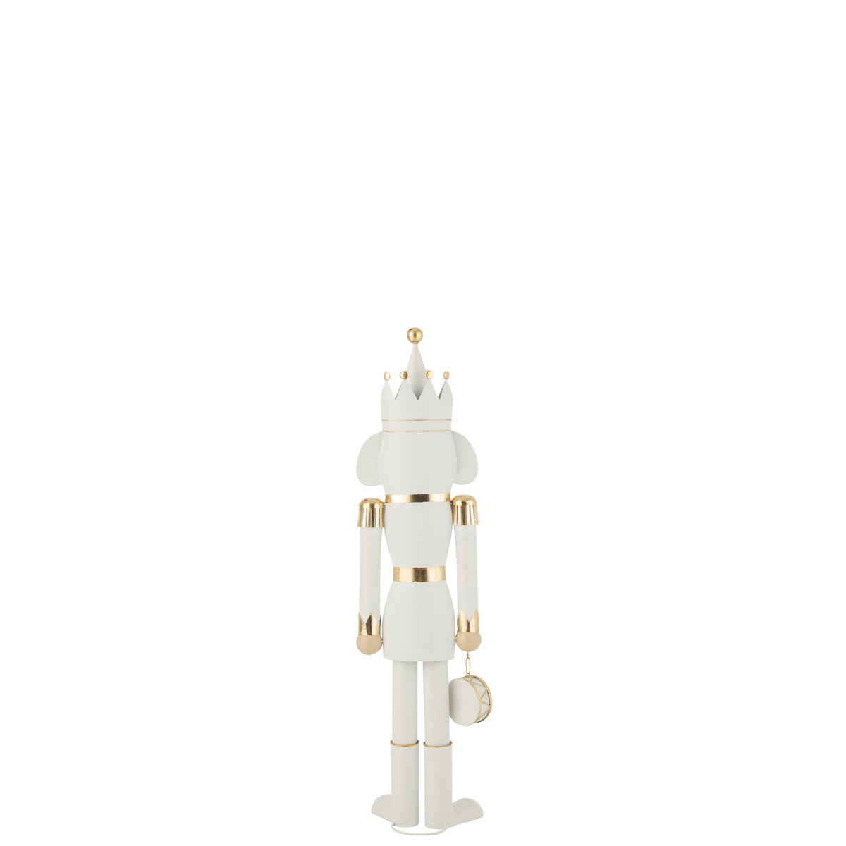 Notenkraker Goud/Wit Medium H106cm J-Line