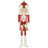 Notenkraker Trommel Rood/Goud H174cm J-Line
