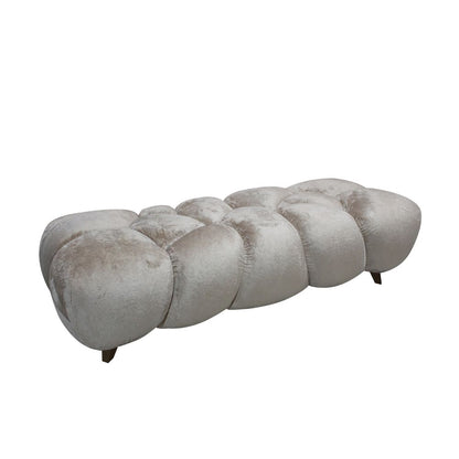 Nubibus Bench Beige 160.0 x 60.0 x 41.0 cm PTMD - Bankje - PTMD - livinglovely.nl