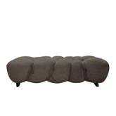 Nubibus Bench Dark Taupe 160.0 x 60.0 x 41.0 cm PTMD - Bankje - PTMD - livinglovely.nl