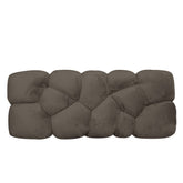 Nubibus Bench Dark Taupe 160.0 x 60.0 x 41.0 cm PTMD - Bankje - PTMD - livinglovely.nl