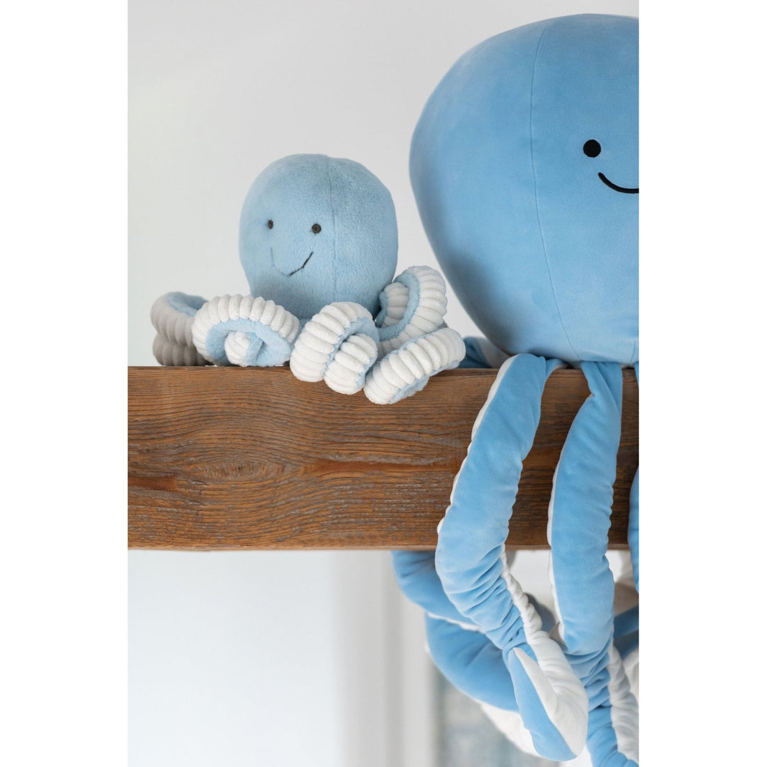 Octopus Polyester Muntgroen/Lichtblauw Assortiment Van 2 J-Line