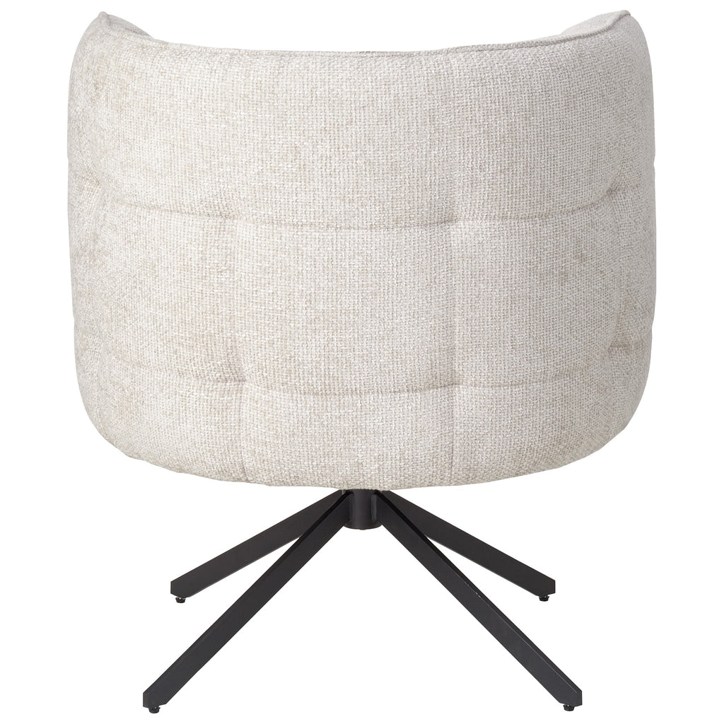 Odin Cream Eetkamerstoel legacy 15 dove black leg PTMD - Eetkamerstoel - PTMD - livinglovely.nl