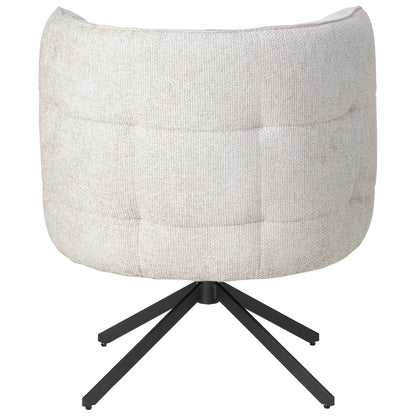 Odin Cream Eetkamerstoel legacy 15 dove black leg PTMD - Eetkamerstoel - PTMD - livinglovely.nl