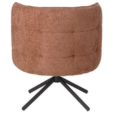 Odin Rust Eetkamerstoel legacy 6 deepterra black leg PTMD - Eetkamerstoel - PTMD - livinglovely.nl
