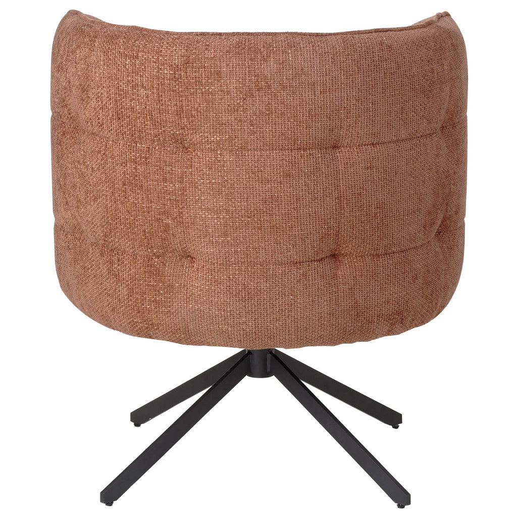 Odin Rust Eetkamerstoel legacy 6 deepterra black leg PTMD - Eetkamerstoel - PTMD - livinglovely.nl