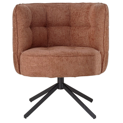Odin Rust Eetkamerstoel legacy 6 deepterra black leg PTMD - Eetkamerstoel - PTMD - livinglovely.nl