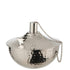 Olielamp Tafel Roma Gehamerd Stainless Steel Zilver - Buiten-divers - J-Line - livinglovely.nl