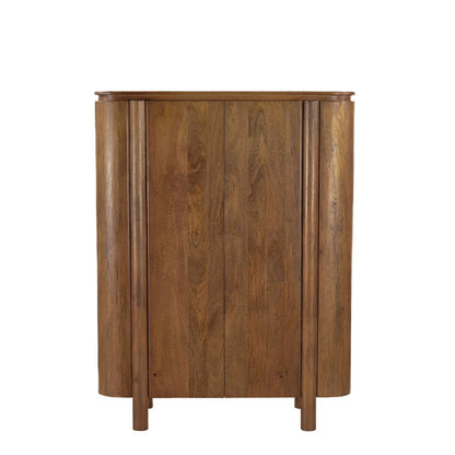 Opbergkast Salano mangohout pecan 150cm van Livingfurn