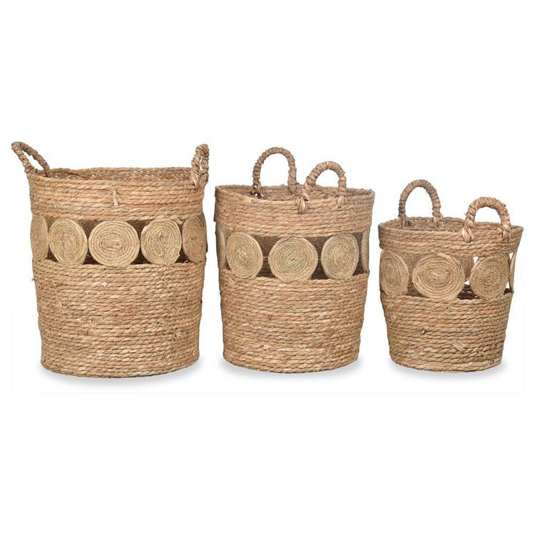 OPJET Baskets Awa Natural Set Of 3 , Mand , OPJET , livinglovely.nl