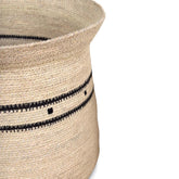 OPJET Baskets Inspiration Natural/Black Set Of 2 , Mand , OPJET , livinglovely.nl