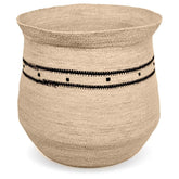 OPJET Baskets Inspiration Natural/Black Set Of 2 , Mand , OPJET , livinglovely.nl