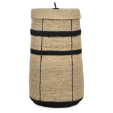 OPJET Laundry Baskets Natural/Black Set of 3 , Mand , OPJET , livinglovely.nl