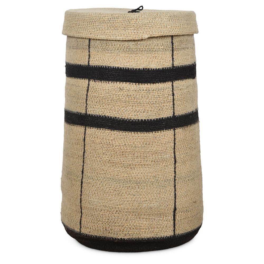 OPJET Laundry Baskets Natural/Black Set of 3 , Mand , OPJET , livinglovely.nl