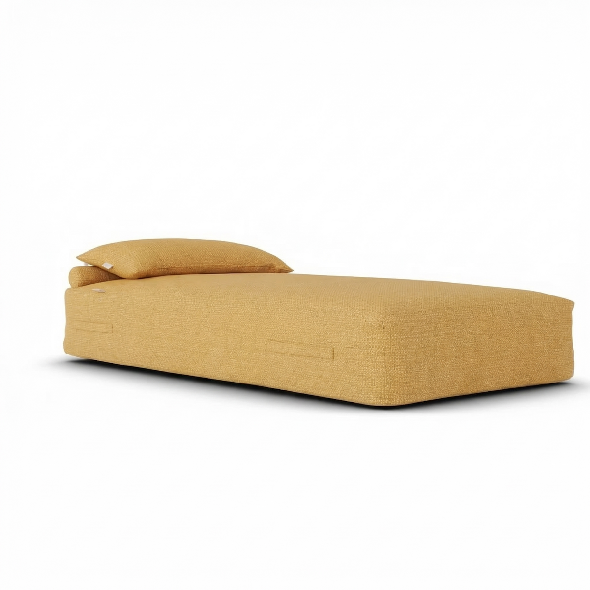 Original Daybed XL Yellow van Laui Lounge, breed geel outdoor ligbed voor twee personen