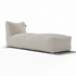Original Extra Long Chair Ash Grey van Laui Lounge, extra diepe asgrijze loungestoel