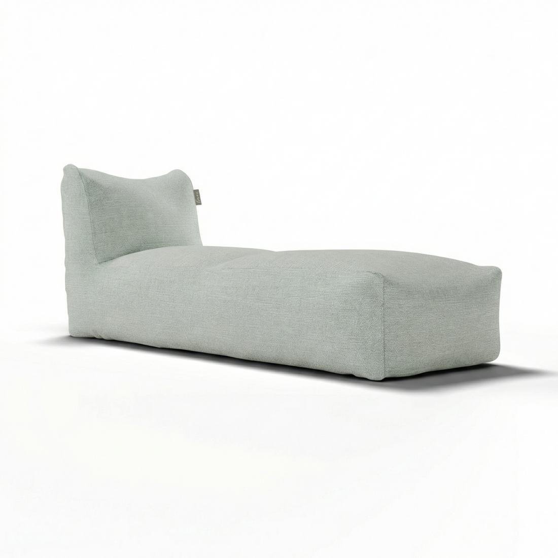 Original Extra Long Chair Sea Green van Laui Lounge, extra diepe zeegroene loungestoel