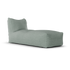 Original Long Chair Sea Green van Laui Lounge, zeegroene loungestoel schuin van links voren