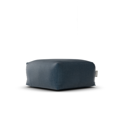 Laui Lounge Original Square Pouf Marine, donkerblauwe vierkante poef van 68x68 cm