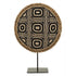 Ornament Becky schelpen en kralen zwart naturel MUST Living