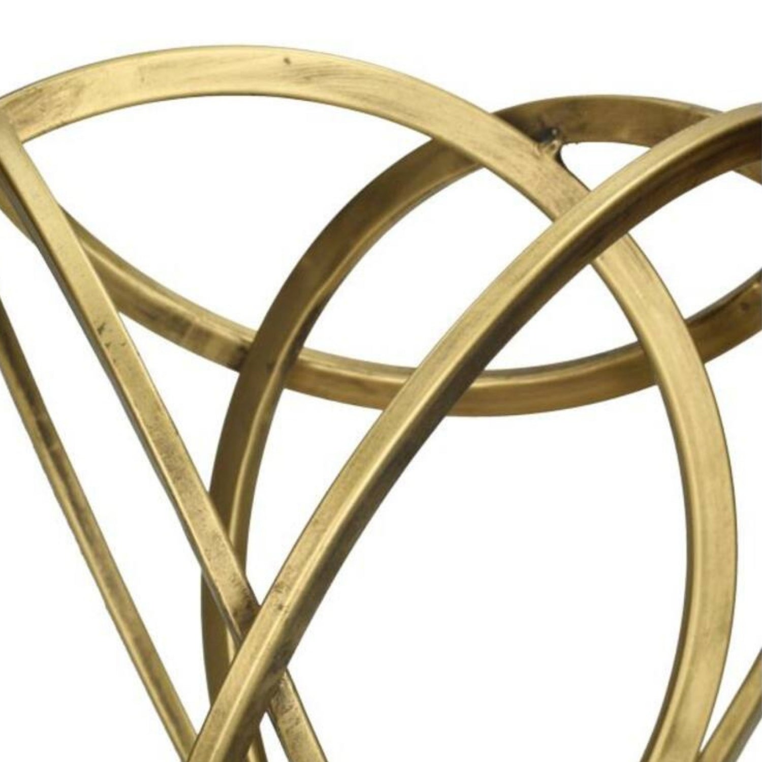 Ornament Cirkels op voet Goud 28,5x25x37,5cm - Ornament - Living Lovely - livinglovely.nl