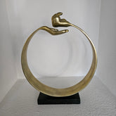 Ornament Handen Goud 34x8x43cm - Beeld - Living Lovely - livinglovely.nl