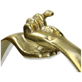 Ornament Handen Goud 34x8x43cm - Beeld - Living Lovely - livinglovely.nl