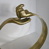 Ornament Handen Goud 34x8x43cm - Beeld - Living Lovely - livinglovely.nl