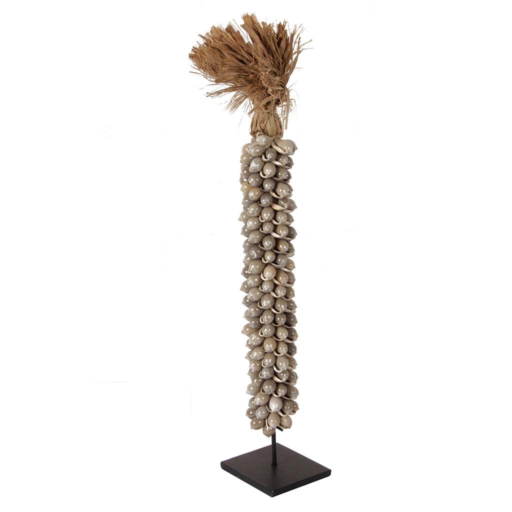 Ornament Indonesische Schelpentoren Intan Grey/Sand - Pole To Pole - Ornament - Pole To Pole - livinglovely.nl