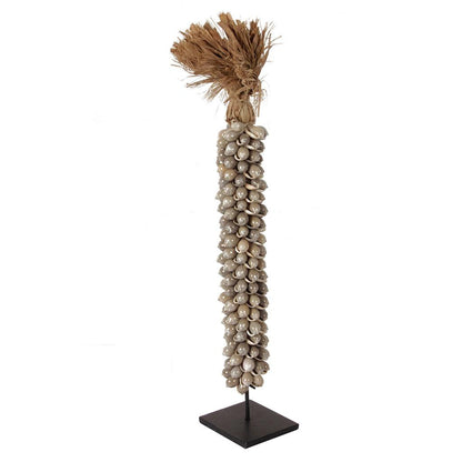 Ornament Indonesische Schelpentoren Intan Grey/Sand - Pole To Pole - Ornament - Pole To Pole - livinglovely.nl