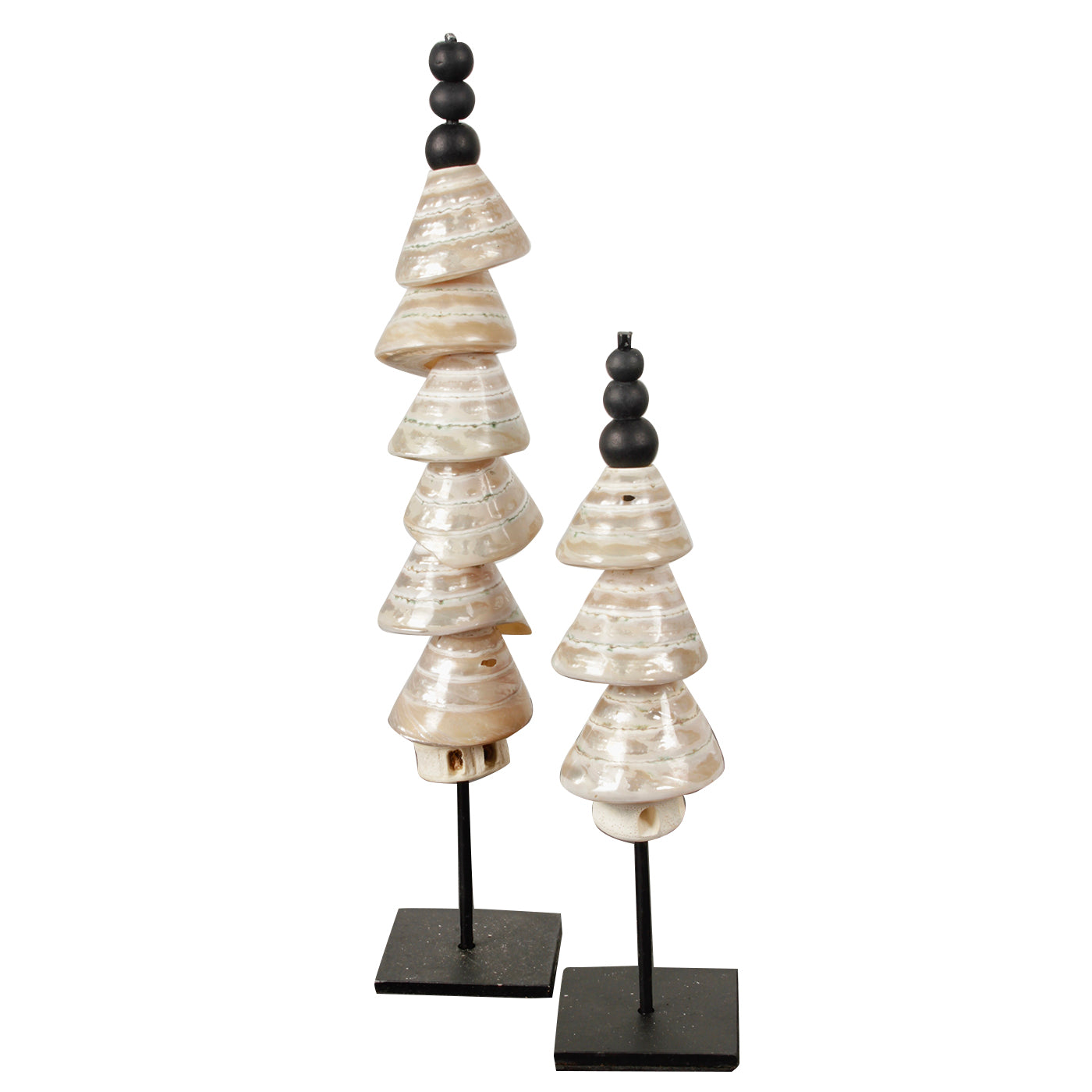 Ornament Indonesische Schelpentoren Pearl Small - Pole To Pole - Ornament - Pole To Pole - livinglovely.nl