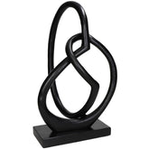 Ornament Zwart 25x15x41cm - Beeld - Living Lovely - livinglovely.nl