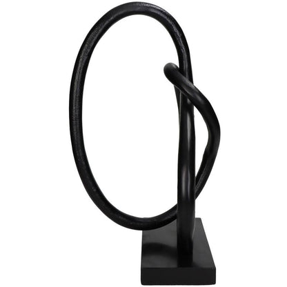 Ornament Zwart 25x15x41cm - Beeld - Living Lovely - livinglovely.nl