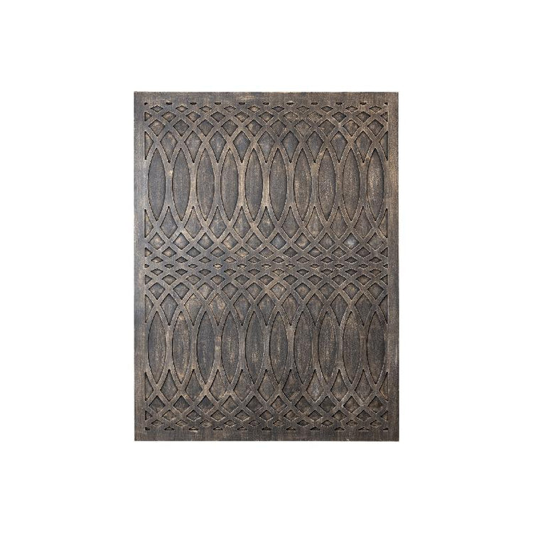 Osher Grey MDF Wavy Carved Wallpanel Rough S , wanddecoratie , PTMD , livinglovely.nl