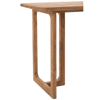 Outdoor Bartafel Cakra Rechthoek Teak Hout Naturel J-Line