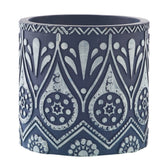 Outdoor Citronellakaars Blauw/Wit Large J-Line