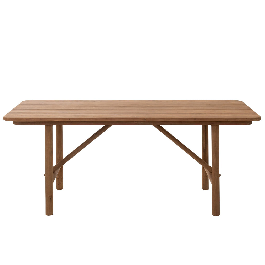 Outdoor Eettafel Palo Rechthoek Gerecycleerd Hout Naturel J-Line