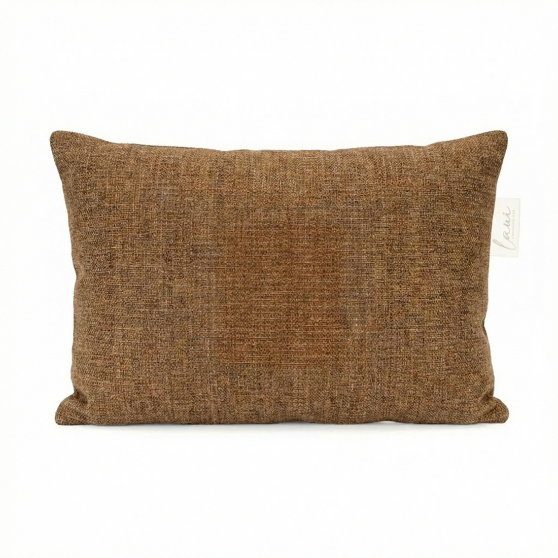 Laui Lounge outdoor kussen Boho Terra 60x40 cm in terracotta met geweven boho structuur