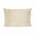 Laui Lounge outdoor kussen Riddle Plaster 60x40 cm in kalkwit met fijn dessin
