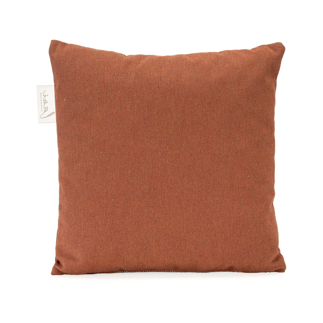 Achterkant in Heritage Rust van het Laui Lounge kussen Slow Alezan 50x50 cm