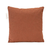 Achterkant in Heritage Rust van het Laui Lounge kussen Slow Alezan 50x50 cm