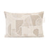 Laui Lounge outdoor kussen Territory Alum 60x40 cm in zacht kleigrijs met dessin