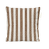 Laui Lounge outdoor kussen The Riviera Burdock 50x50 cm met olijfgroen streepdessin