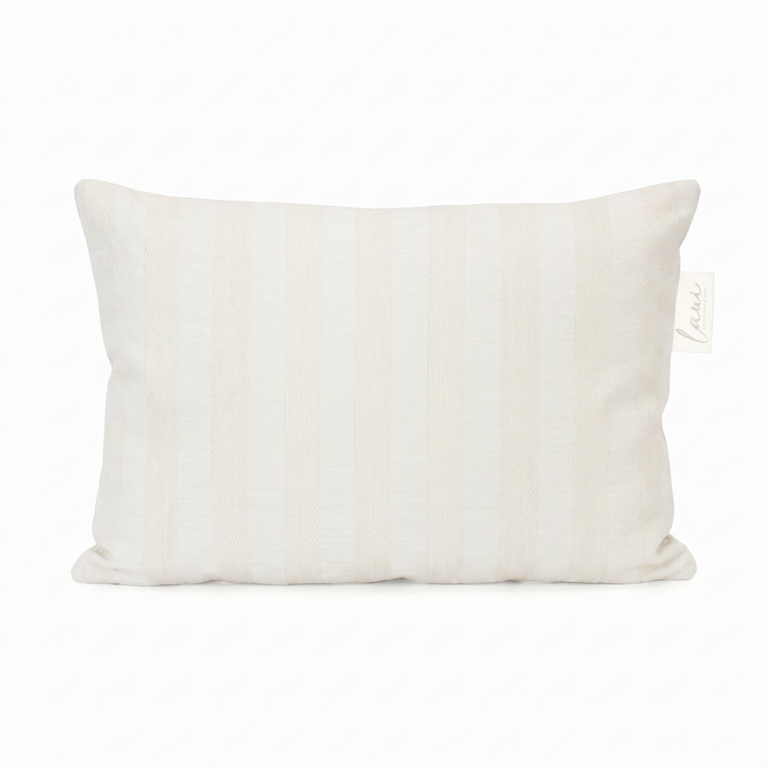 Laui Lounge outdoor kussen The Riviera Merinque 60x40 cm, licht gestreept lendenkussen