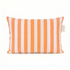 Laui Lounge outdoor kussen The Riviera Papaya 60x40 cm, oranje gestreept lendenkussen