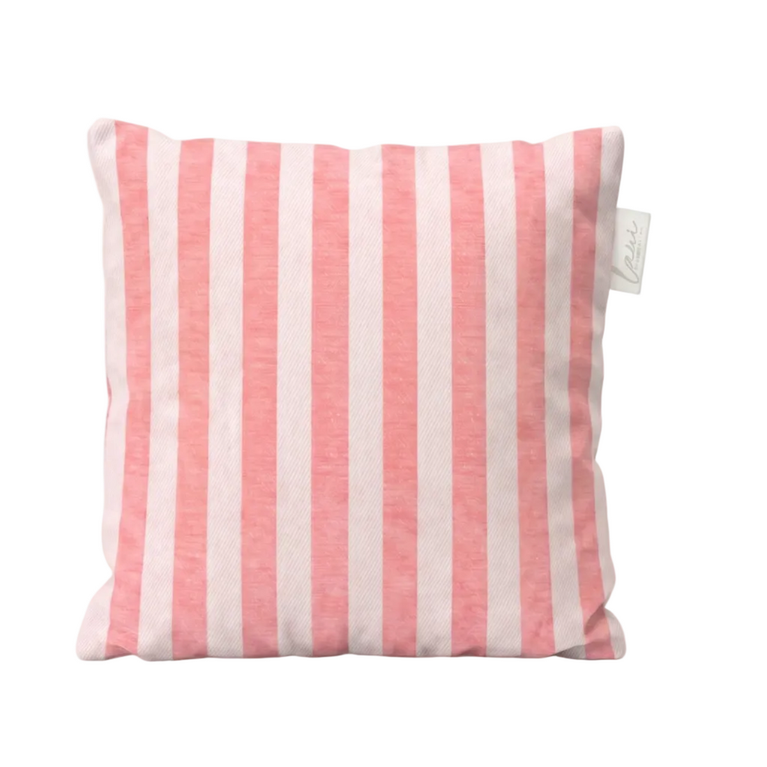 Laui Lounge outdoor kussen The Riviera Sorbet 50x50 cm met zacht roze streepdessin