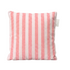 Laui Lounge outdoor kussen The Riviera Sorbet 50x50 cm met zacht roze streepdessin