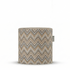 Laui Lounge Outdoor Pouf Acapulco Calico Ø44x46 cm in Sunbrella stof met grafisch dessin